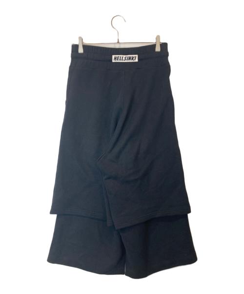 AALTO（アールト）AALTO (アールト) デザインクロップドスウェットパンツ　61-04-762002 ブラック サイズ:XSの古着・服飾アイテム