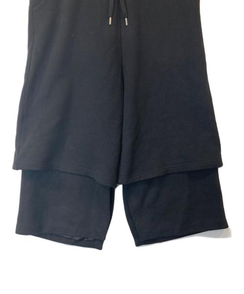 AALTO（アールト）AALTO (アールト) デザインクロップドスウェットパンツ　61-04-762002 ブラック サイズ:XSの古着・服飾アイテム