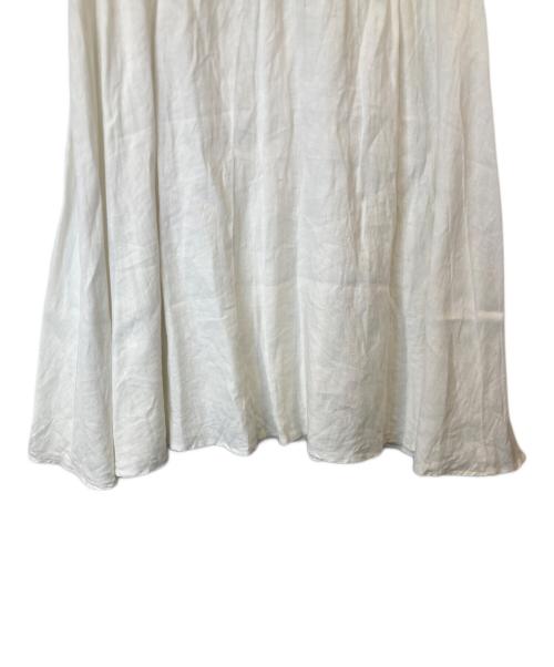 O'NEIL OF DUBLIN（オニールオブダブリン）O'NEIL OF DUBLIN (オニールオブダブリン) リネンスカート ホワイト サイズ: US6の古着・服飾アイテム