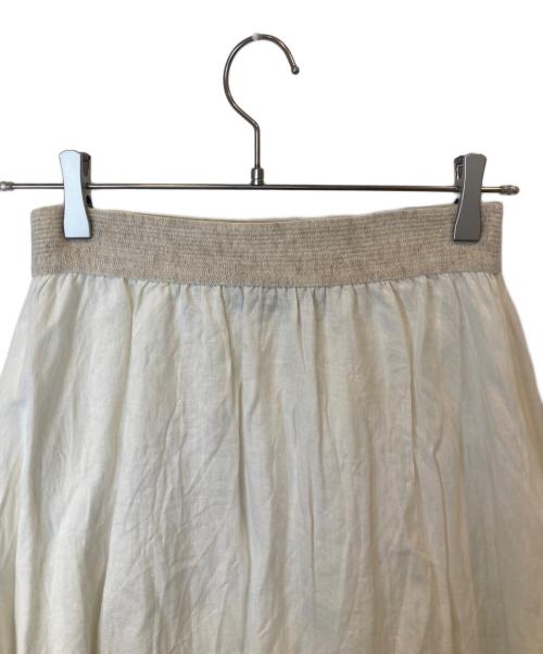 O'NEIL OF DUBLIN（オニールオブダブリン）O'NEIL OF DUBLIN (オニールオブダブリン) リネンスカート ホワイト サイズ: US6の古着・服飾アイテム