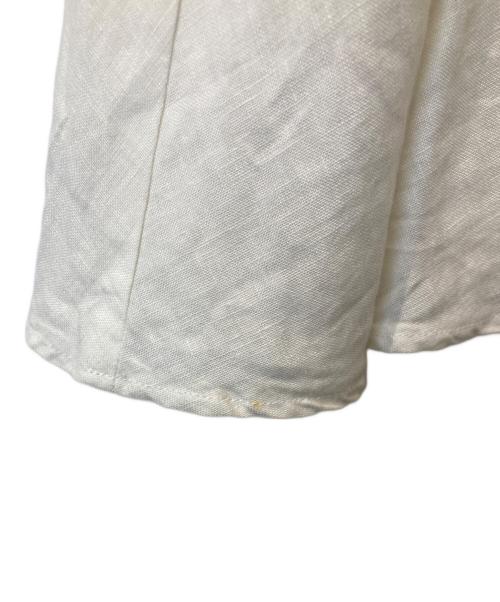 O'NEIL OF DUBLIN（オニールオブダブリン）O'NEIL OF DUBLIN (オニールオブダブリン) リネンスカート ホワイト サイズ: US6の古着・服飾アイテム