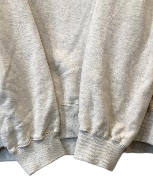 OVY（オヴィー）OVY (オヴィー) ハーフジップフーデッドパーカー　073 ライトグレー サイズ:Lの古着・服飾アイテム