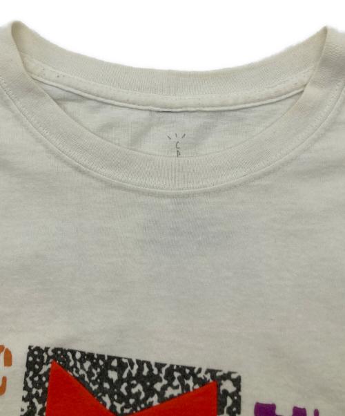 cactus jack（カクタス・ジャック）cactus jack (カクタス・ジャック) McDonald (マクドナルド) プリントTシャツ　TravisScott ホワイト サイズ:XLの古着・服飾アイテム