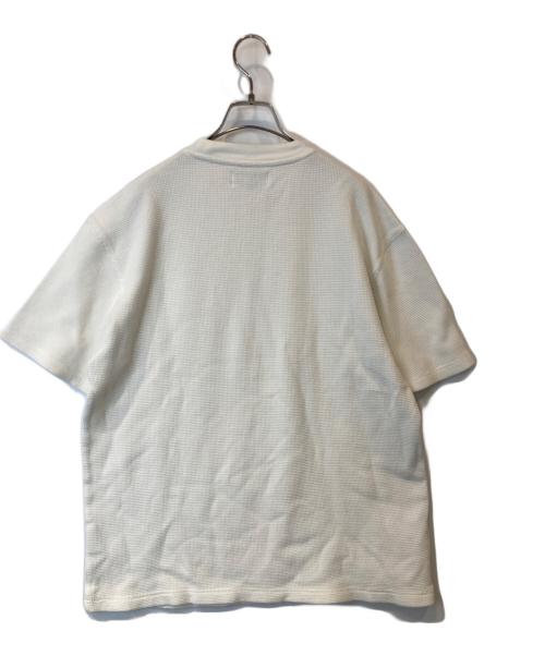 PALACE（パレス）PALACE (パレス) WAFFLE OVERLOCK T-SHIRT ホワイト サイズ:Lの古着・服飾アイテム