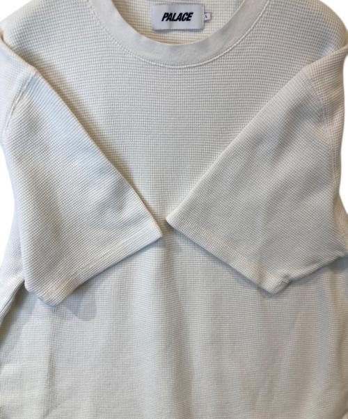 PALACE（パレス）PALACE (パレス) WAFFLE OVERLOCK T-SHIRT ホワイト サイズ:Lの古着・服飾アイテム
