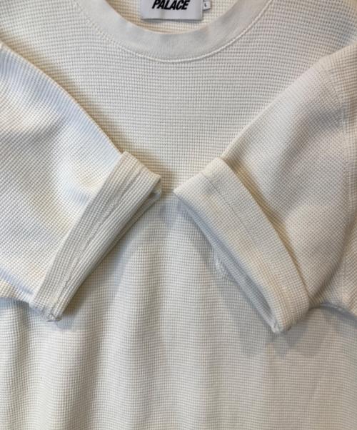 PALACE（パレス）PALACE (パレス) WAFFLE OVERLOCK T-SHIRT ホワイト サイズ:Lの古着・服飾アイテム