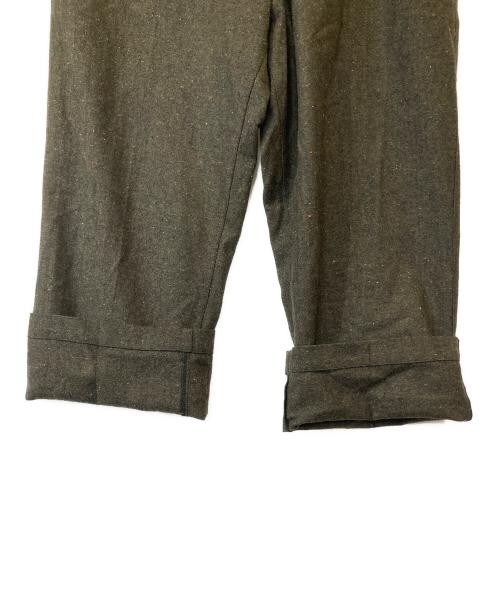 Lafayette（ラファイエット）Lafayette (ラファイエット) WOOL PLEATED TROUSERS　スラックス　LA221208 グリーン サイズ:34の古着・服飾アイテム