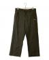 Lafayette（ラファイエット）の古着「WOOL PLEATED TROUSERS　スラックス　LA221208」｜グリーン