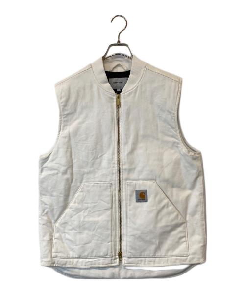 CarHartt（カーハート）CarHartt (カーハート) ダックベスト　1028423.D6.01.03 ホワイト サイズ:Lの古着・服飾アイテム