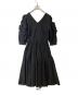 BORDERS at BALCONY (ボーダーズアットバルコニー) SABRINA DRESS ワンピース　BD2021-3E ブラック サイズ:38：10000円
