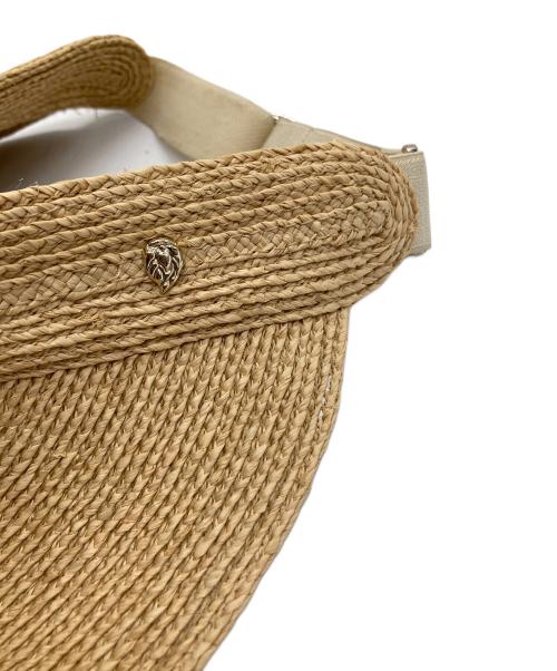 HELEN KAMINSKI（ヘレンカミンスキー）HELEN KAMINSKI (ヘレンカミンスキー) サンバイザー ベージュの古着・服飾アイテム