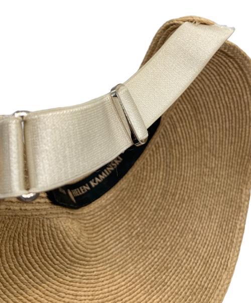 HELEN KAMINSKI（ヘレンカミンスキー）HELEN KAMINSKI (ヘレンカミンスキー) サンバイザー ベージュの古着・服飾アイテム