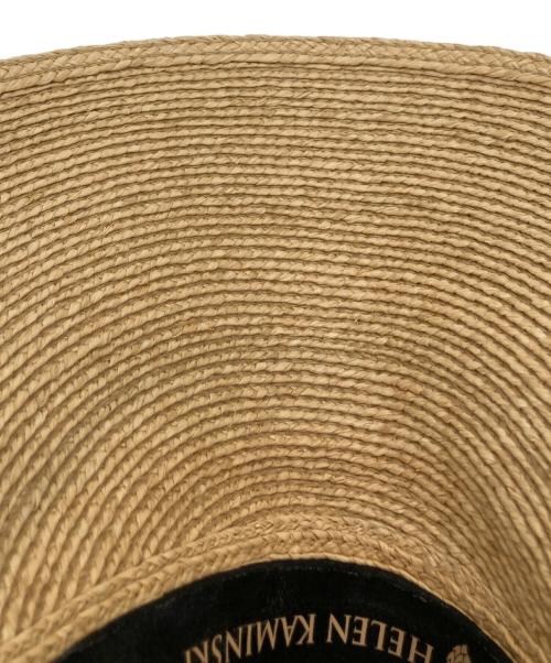 HELEN KAMINSKI（ヘレンカミンスキー）HELEN KAMINSKI (ヘレンカミンスキー) サンバイザー ベージュの古着・服飾アイテム