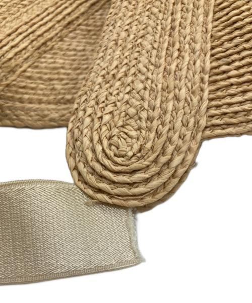 HELEN KAMINSKI（ヘレンカミンスキー）HELEN KAMINSKI (ヘレンカミンスキー) サンバイザー ベージュの古着・服飾アイテム