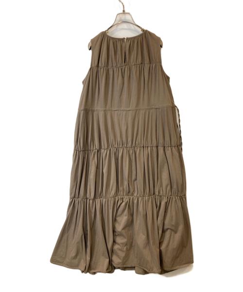 anuans（アニュアンス）anuans (アニュアンス) ギャザーティアードカットワンピース　1523332196-0 ブラウン サイズ:FREEの古着・服飾アイテム