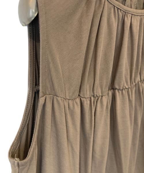 anuans（アニュアンス）anuans (アニュアンス) ギャザーティアードカットワンピース　1523332196-0 ブラウン サイズ:FREEの古着・服飾アイテム