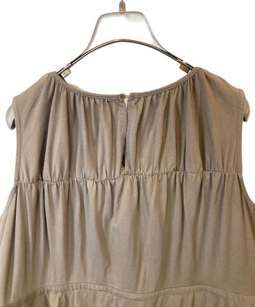 anuans（アニュアンス）anuans (アニュアンス) ギャザーティアードカットワンピース　1523332196-0 ブラウン サイズ:FREEの古着・服飾アイテム