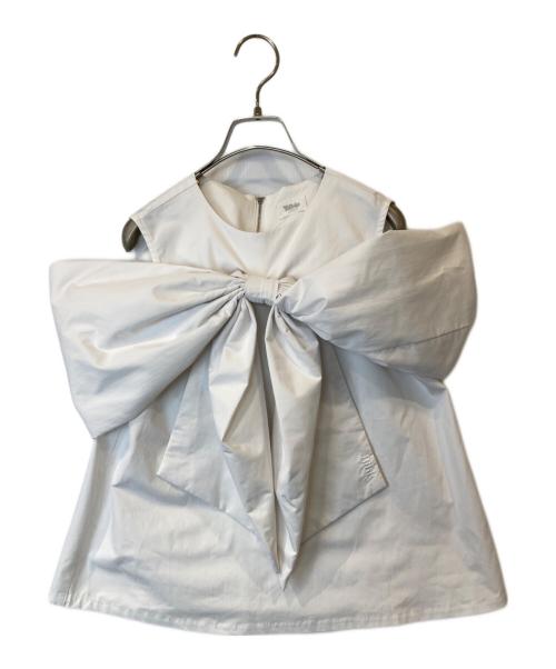 Bibiy.（ビビィ）Bibiy. (ビビィ) ANNE RIBBON BLOUSE　B30-BL028WHF ホワイト サイズ:Freeの古着・服飾アイテム