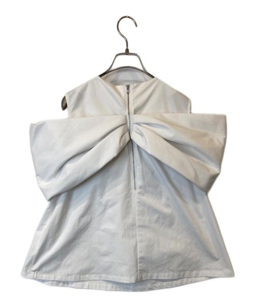 Bibiy.（ビビィ）Bibiy. (ビビィ) ANNE RIBBON BLOUSE　B30-BL028WHF ホワイト サイズ:Freeの古着・服飾アイテム