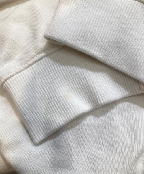 POPPY（ポピー）POPPY (ポピー) COTTON LACE HEART SWEATSHIRT スウェット ホワイト サイズ:FREEの古着・服飾アイテム