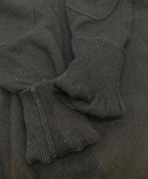 Maison Margiela 4（メゾンマルジェラ 4）Maison Margiela 4 (メゾンマルジェラ 4) エルボーパッチニット　S51HA1082　 20AW  ブラック サイズ:XSの古着・服飾アイテム