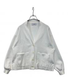 SLOBE IENA（スローブ イエナ）の古着「スムースニットカーディガン 24080912232110」｜ホワイト