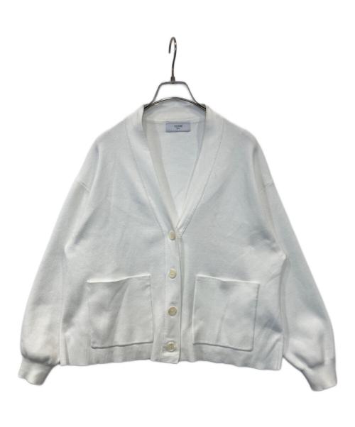 SLOBE IENA（スローブ イエナ）SLOBE IENA (スローブ イエナ) スムースニットカーディガン 24080912232110 ホワイト サイズ:FREEの古着・服飾アイテム