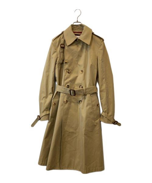 ALEXANDER McQUEEN（アレキサンダーマックイーン）ALEXANDER McQUEEN (アレキサンダーマックイーン) トレンチコート　567737 QNS34 ベージュ サイズ:44の古着・服飾アイテム