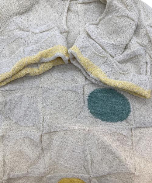 M.&KYOKO（エムアンドキョウコ）M.&KYOKO (エムアンドキョウコ) 半袖ニット KBAH551W-240 オリーブ サイズ:FREE 未使用品の古着・服飾アイテム