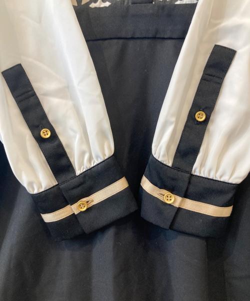 DRESSTERIOR（ドレステリア）DRESSTERIOR (ドレステリア) オーバーラップサークルシャツワンピース 085-57017 ブラック サイズ:36の古着・服飾アイテム