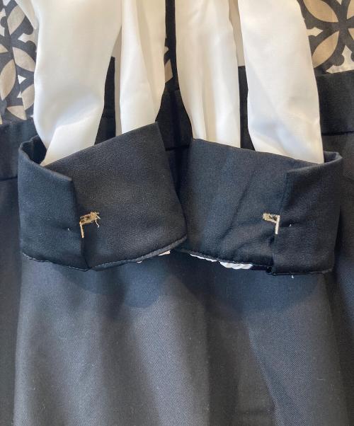 DRESSTERIOR（ドレステリア）DRESSTERIOR (ドレステリア) オーバーラップサークルシャツワンピース 085-57017 ブラック サイズ:36の古着・服飾アイテム