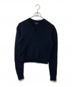 theoryセオリー）の古着「LANA CASH/ VNECK PO C　4301721」｜ブラック