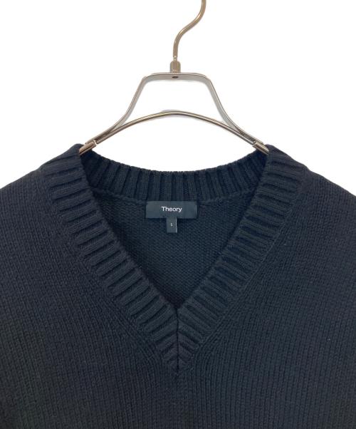 theory（セオリー）theory (セオリー) LANA CASH/ VNECK PO C　4301721 ブラック サイズ:Sの古着・服飾アイテム