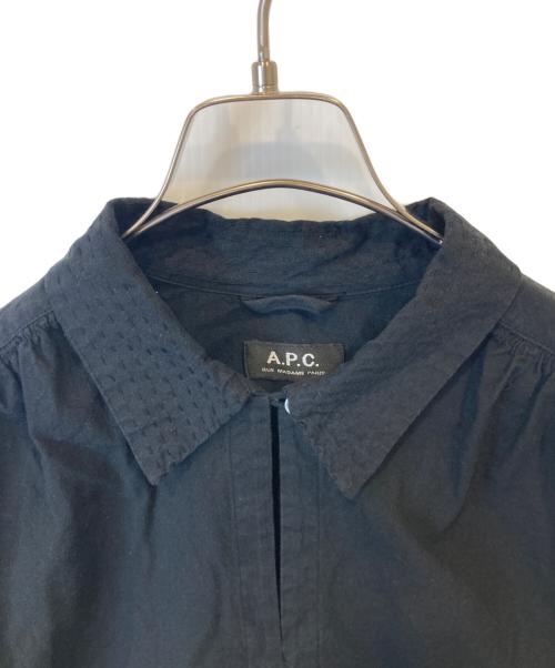 A.P.C.（アーペーセー）A.P.C. (アーペーセー) コットンプルオーバーワンピース　23195-1-10191 ブラック サイズ:36の古着・服飾アイテム