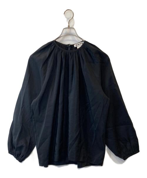 HOPE（ホープ）HOPE (ホープ) ギャザーブラウス 12729729 ブラック サイズ:38の古着・服飾アイテム