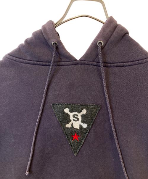 stussy（ステューシー）stussy (ステューシー) スカルロゴパーカー ブラック サイズ:Mの古着・服飾アイテム