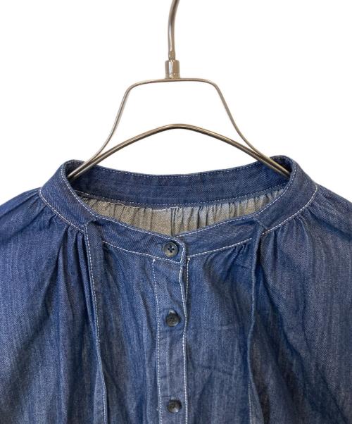 machatt（マチャット）machatt (マチャット) デニムブラウス インディゴ サイズ: Freeの古着・服飾アイテム