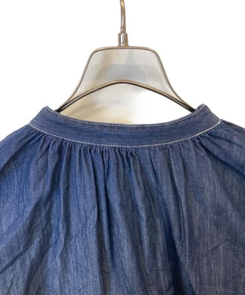 machatt（マチャット）machatt (マチャット) デニムブラウス インディゴ サイズ: Freeの古着・服飾アイテム