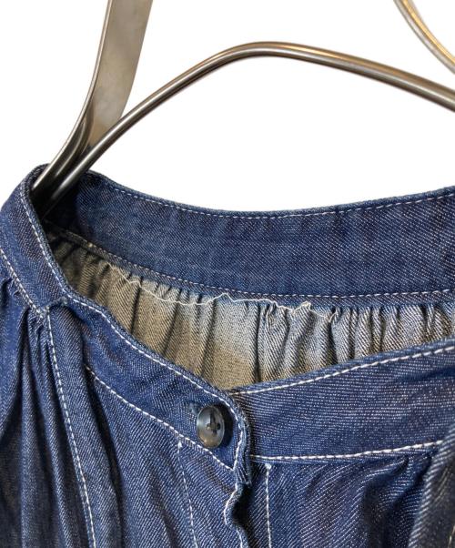 machatt（マチャット）machatt (マチャット) デニムブラウス インディゴ サイズ: Freeの古着・服飾アイテム