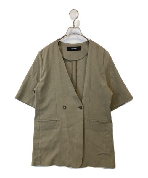 JOURNAL STANDARD（ジャーナルスタンダード）JOURNAL STANDARD (ジャーナルスタンダード) アイアスストレッチハーフスリーブジャケット　23010400904120 カーキ サイズ:Freeの古着・服飾アイテム