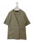 JOURNAL STANDARD（ジャーナルスタンダード）の古着「アイアスストレッチハーフスリーブジャケット　23010400904120」｜カーキ