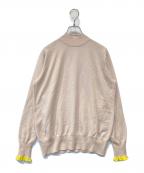 machattマチャット）の古着「レースカフハイネックニット」｜ピンク