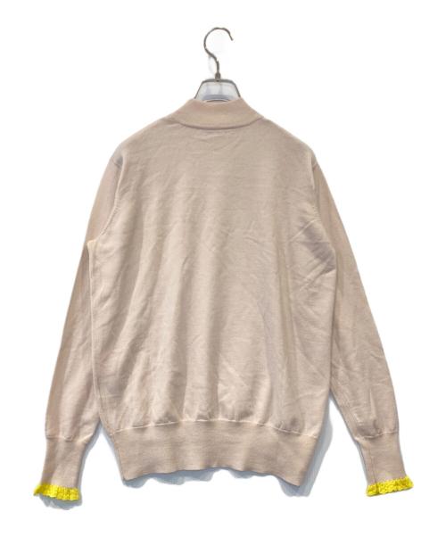 machatt（マチャット）machatt (マチャット) レースカフハイネックニット ピンク サイズ: Freeの古着・服飾アイテム