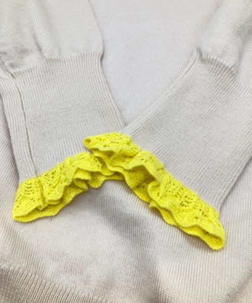 machatt（マチャット）machatt (マチャット) レースカフハイネックニット ピンク サイズ: Freeの古着・服飾アイテム