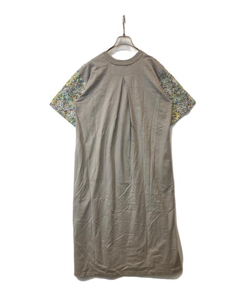 ZUCCA（ズッカ）ZUCCA (ズッカ) LIBERTY PRINTドッキングワンピース　ZU31JH175ｄ グレー サイズ:Mの古着・服飾アイテム