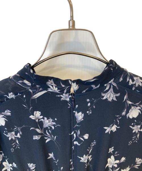 MERCURY DUO（マーキュリーデュオ）MERCURY DUO (マーキュリーデュオ) 花柄ラッフルプリーツティアードワンピース　002420303401 ネイビー サイズ:Mの古着・服飾アイテム