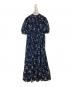 MERCURY DUO (マーキュリーデュオ) 花柄ラッフルプリーツティアードワンピース　002420303401 ネイビー サイズ:M：4000円