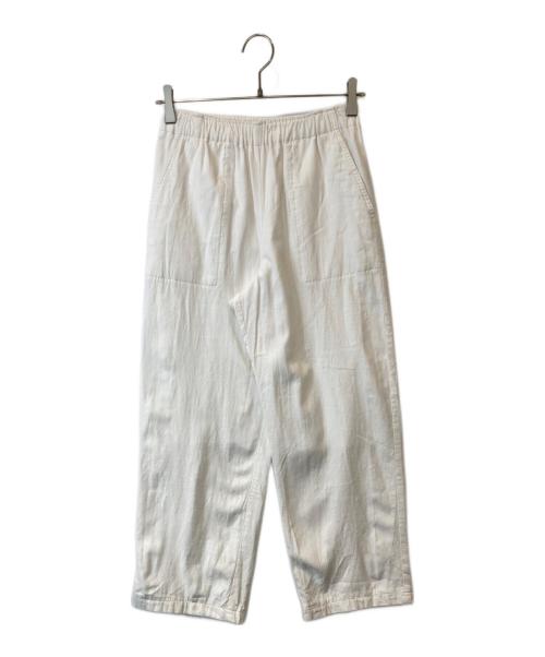 SLOBE IENA（スローブ イエナ）SLOBE IENA (スローブ イエナ) レーヨンリネンイージーパンツ 24030912308120 ホワイト サイズ:36の古着・服飾アイテム