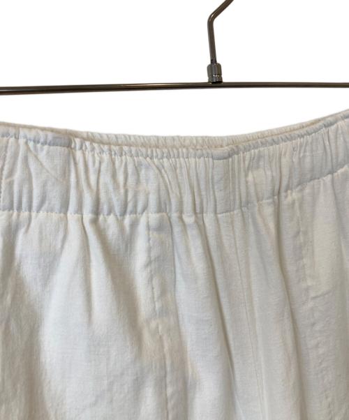 SLOBE IENA（スローブ イエナ）SLOBE IENA (スローブ イエナ) レーヨンリネンイージーパンツ 24030912308120 ホワイト サイズ:36の古着・服飾アイテム