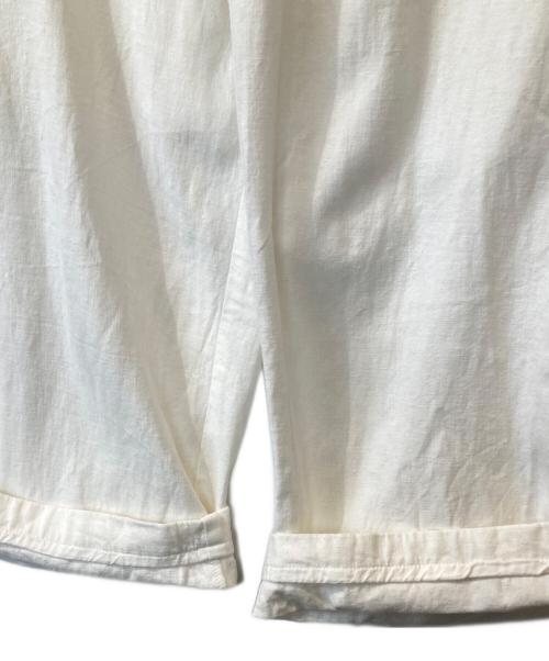 SLOBE IENA（スローブ イエナ）SLOBE IENA (スローブ イエナ) レーヨンリネンイージーパンツ 24030912308120 ホワイト サイズ:36の古着・服飾アイテム